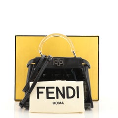 Fendi Peekaboo Bag Zucca PU Mini