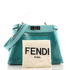 Fendi Peekaboo Bag Zucca PU Regular