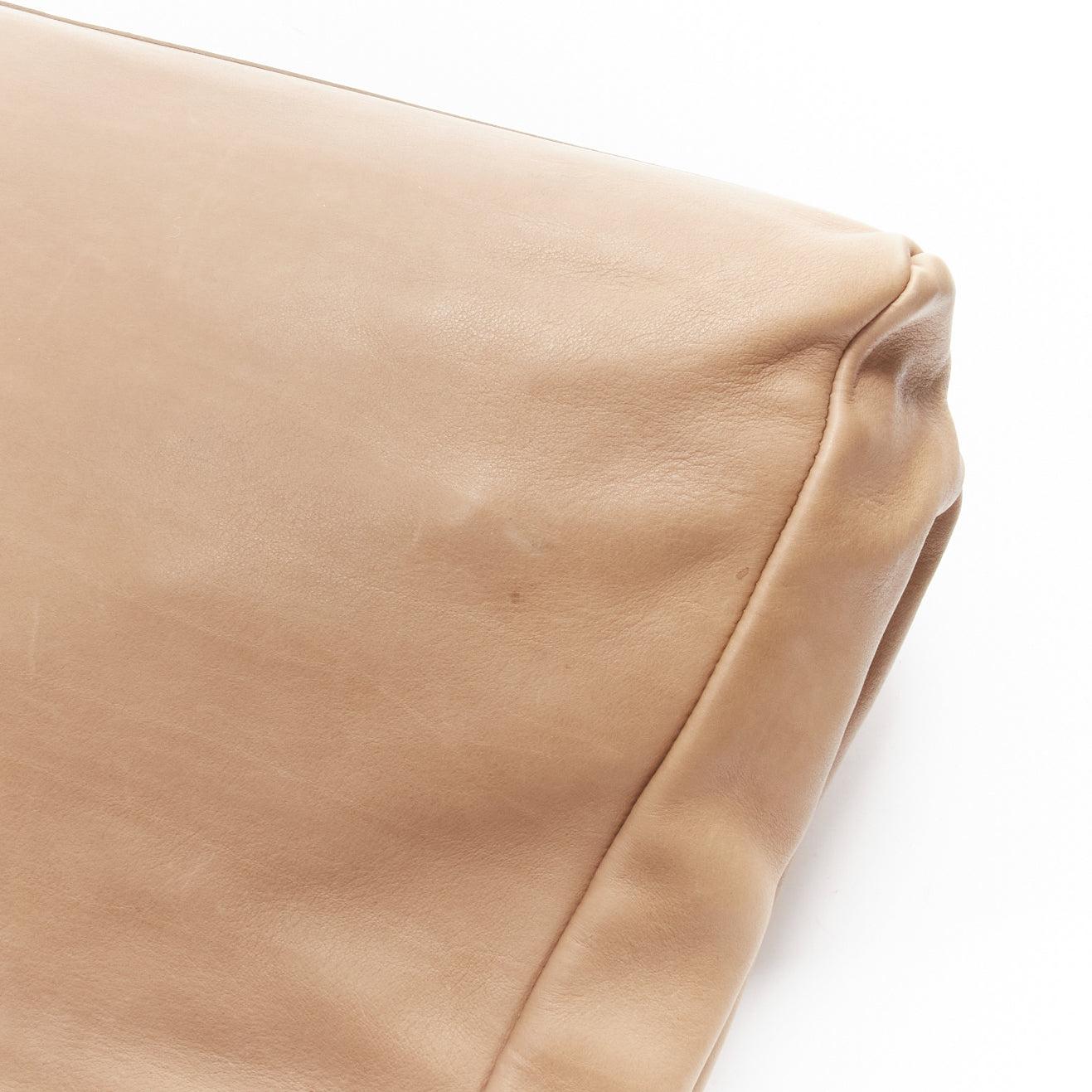 FENDI Peekaboo brown soft leather mixed metal turnlock top handle shoulder bag For Sale 4