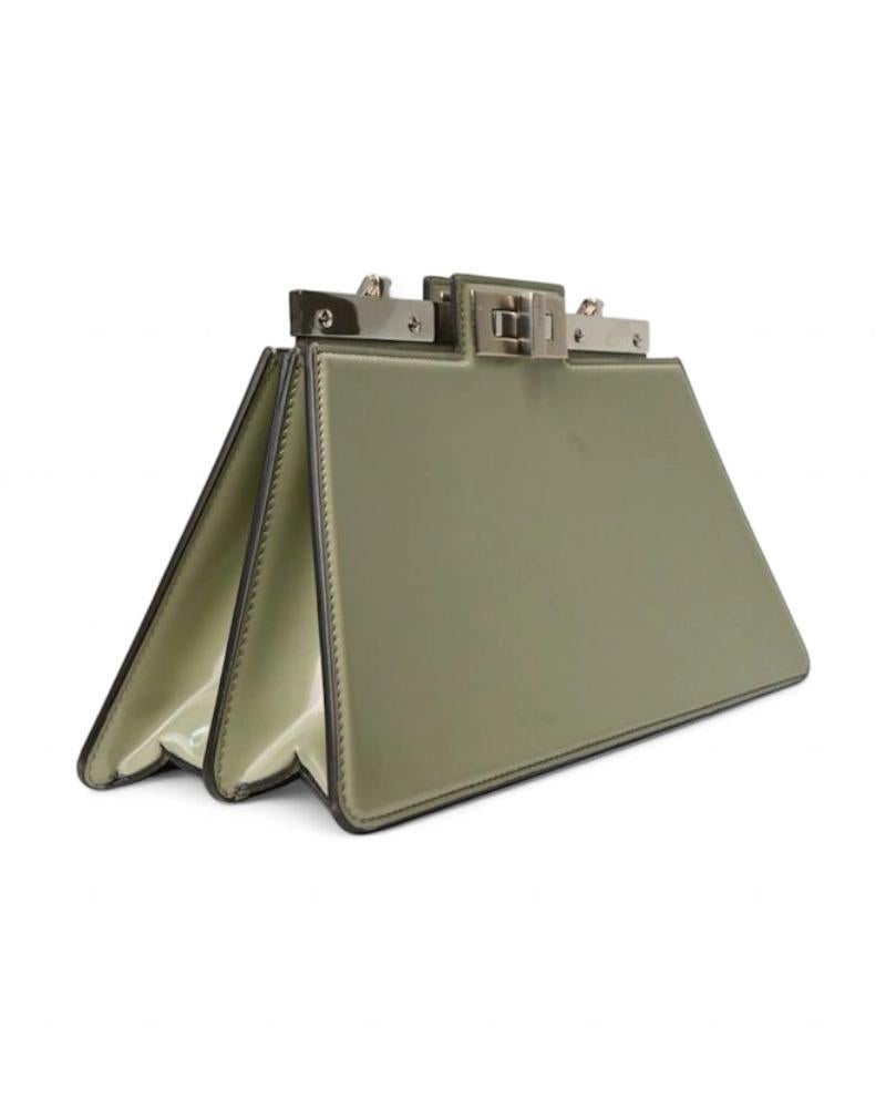 Fendi Peekaboo Cut Medium Verde in vendita 1