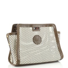 Fendi Peekaboo Defender Laser Cut Leather Small