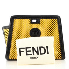 Fendi Peekaboo Defender Laser Cut Leather Small