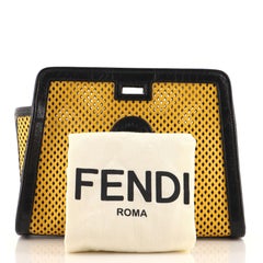 Fendi Peekaboo Defender Laser Cut Leather Small