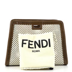 Fendi Peekaboo Defender Laser Cut Leather Small