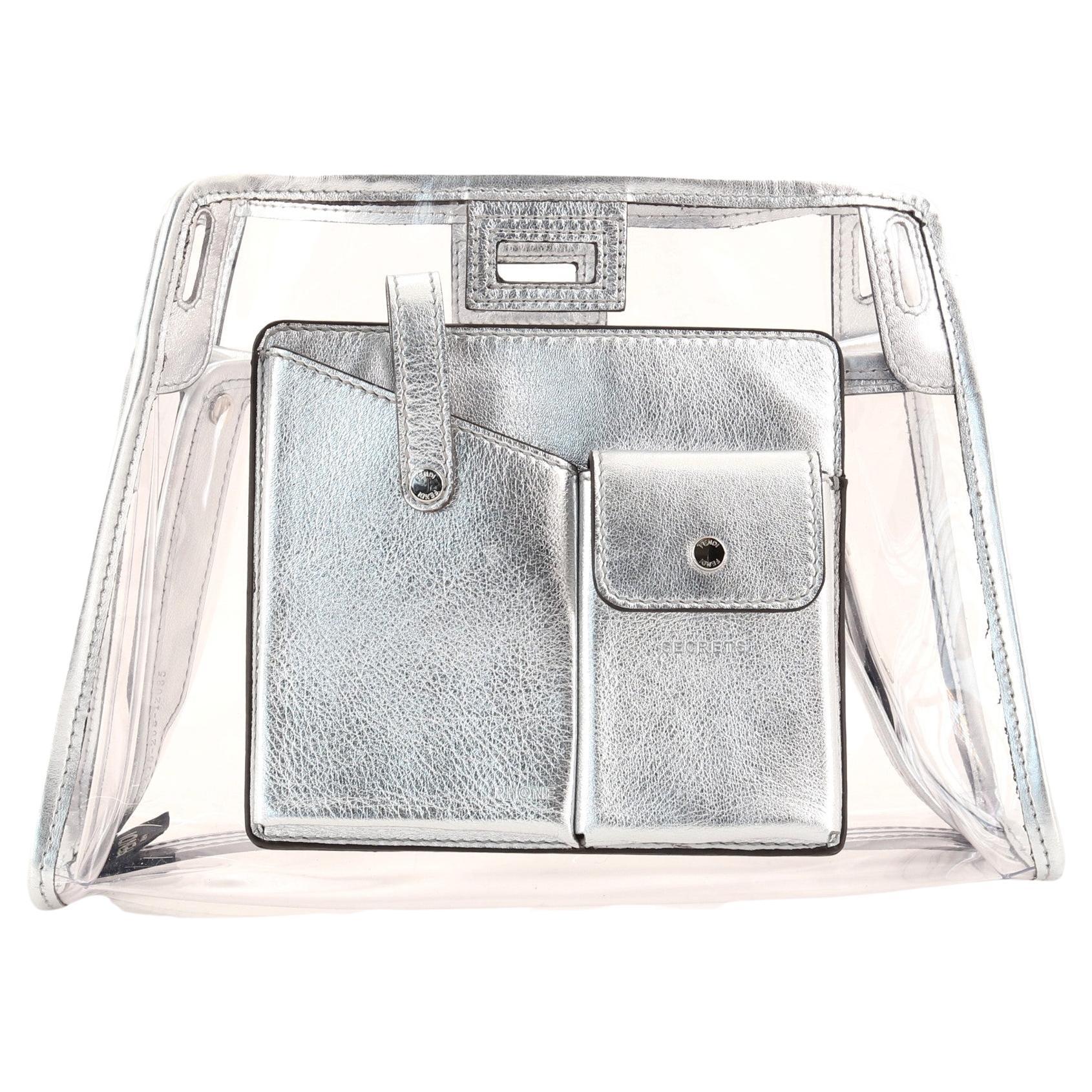 Fendi Peekaboo Defender PVC with Leather Small