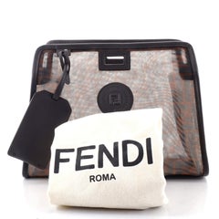 Fendi Peekaboo Defender Zucca Mesh Small