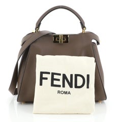Fendi Peekaboo Essentially Bag Leather