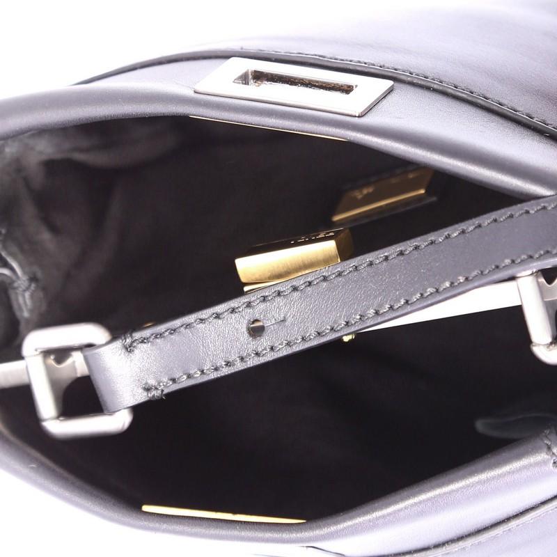 Fendi Peekaboo Handbag Leather Mini 1