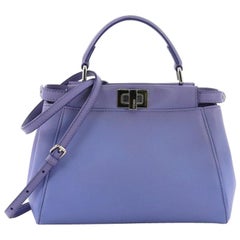 Fendi Peekaboo Handbag Leather Mini
