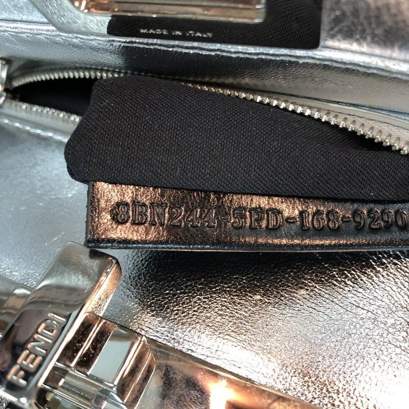Fendi Peekaboo Handbag Paillettes Embellished Leather Mini 2