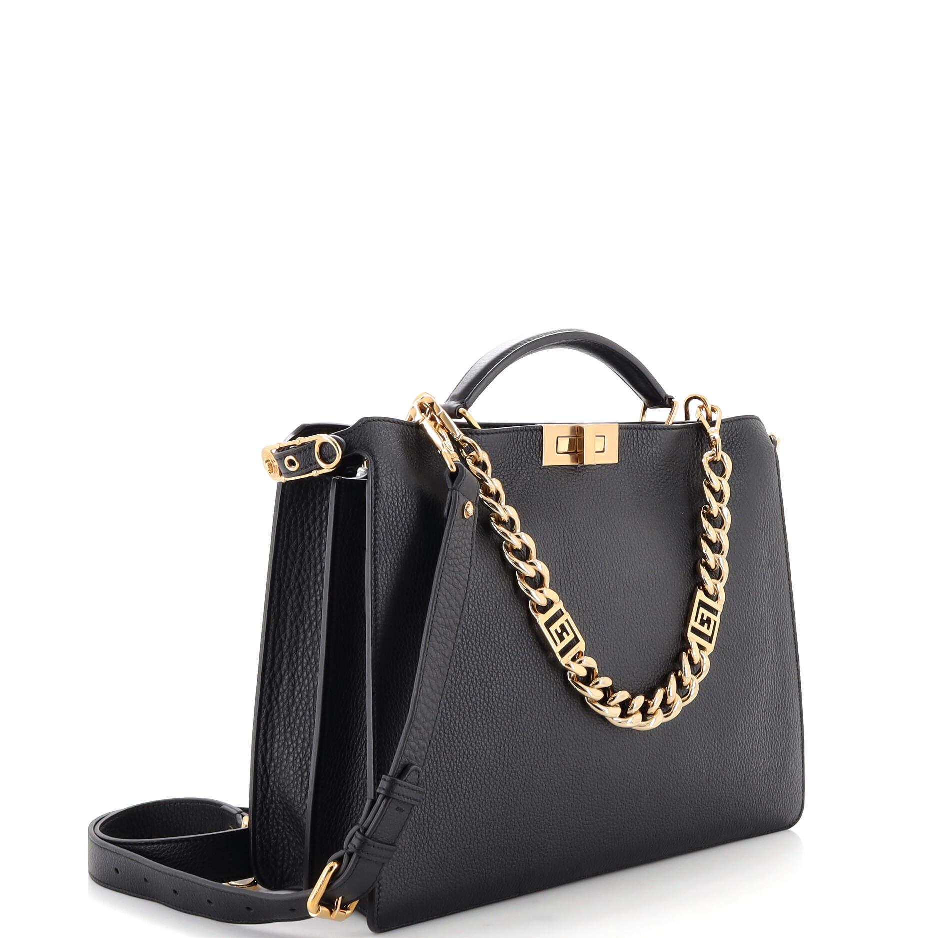Condition: Great. Creasing, light wear and scuffs on exterior, handle and strap, indentations on rear. Minor wear in interior, moderate creasing on pochette, scratches on hardware.
Accessories: Pochette, Dust Bag, Extra Strap, With