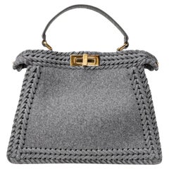 Fendi Peekaboo ISeeU Medium Grey Flannel