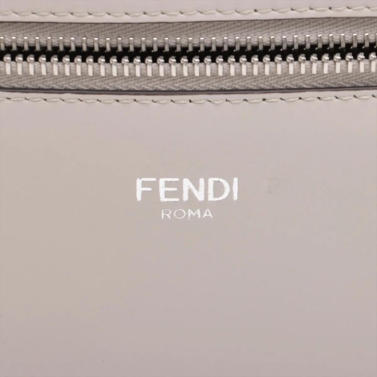 *Fendi Peekaboo ISeeU Medium Shoulder Bag Gray 9