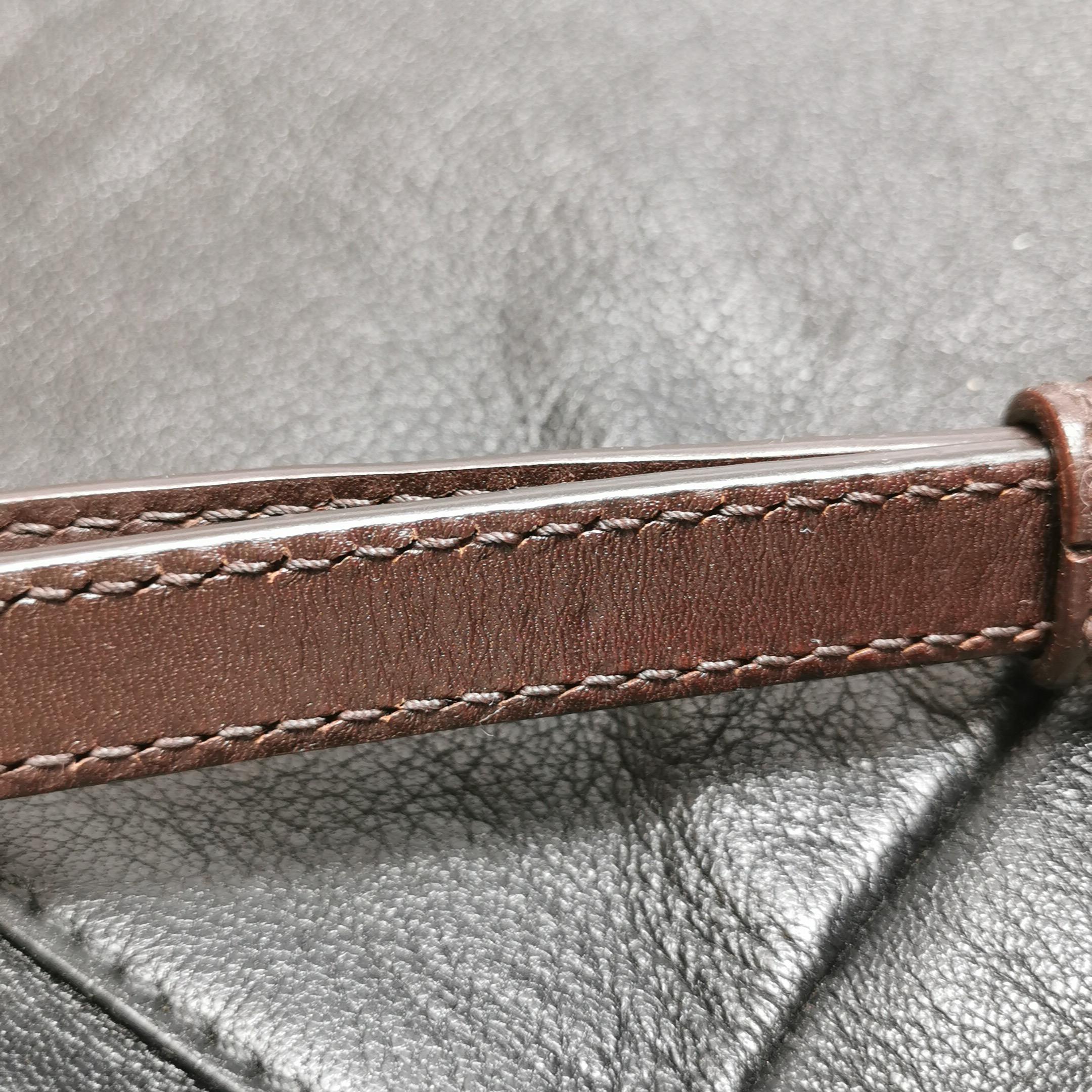 Fendi Peekaboo Large Black Calfskin Leather Glitter Beaded Zucca Interior en vente 4