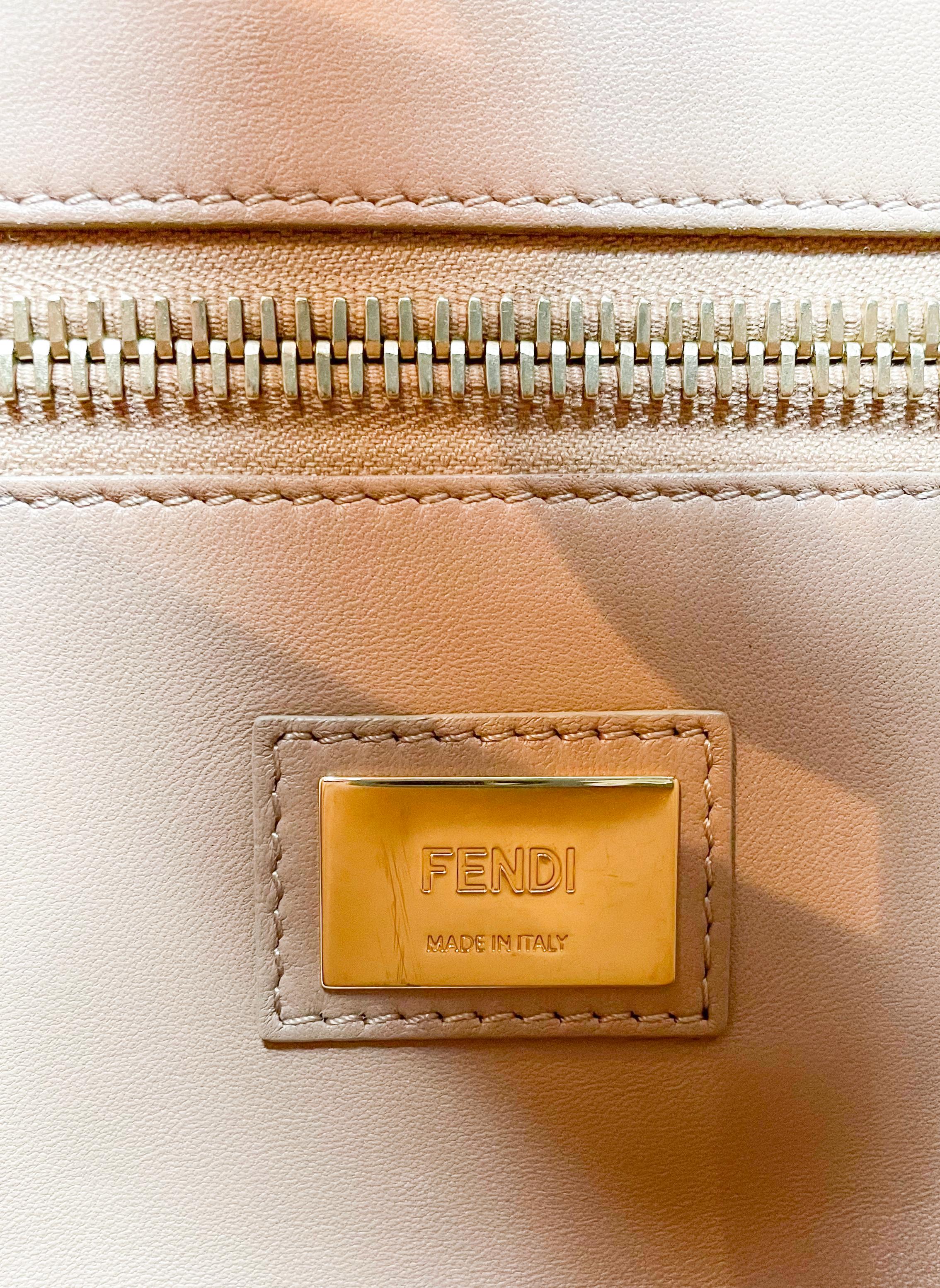 Fendi Peekaboo Limited Edition Embroidered bag, 2010s In Good Condition In New York, NY