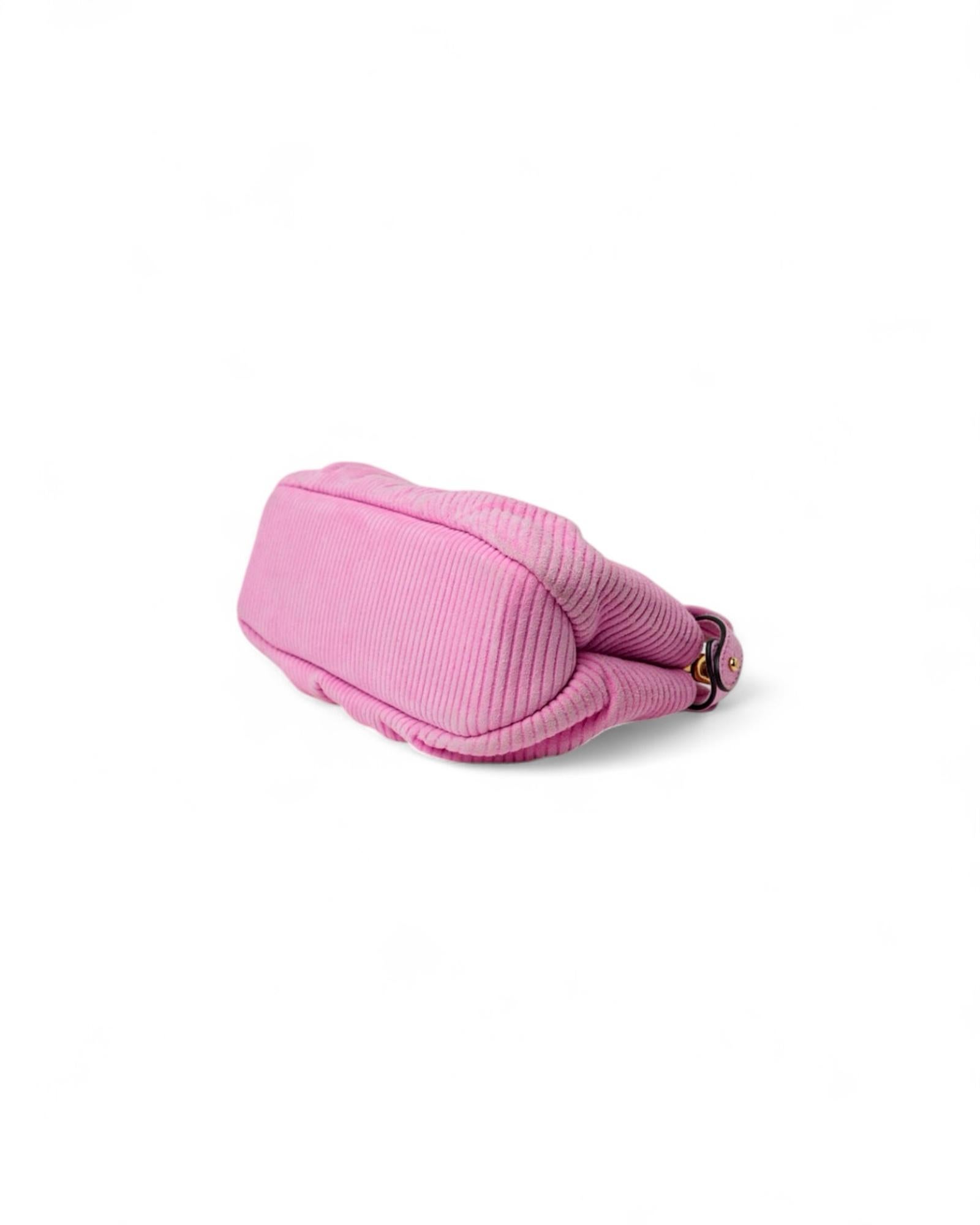 Fendi Peekaboo Lollipop Small Velluto Rosa in vendita 4