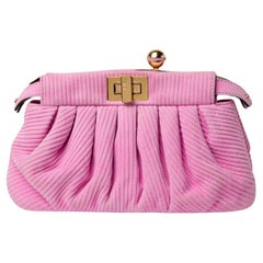 Fendi Peekaboo Lollipop Small Pink Velvet