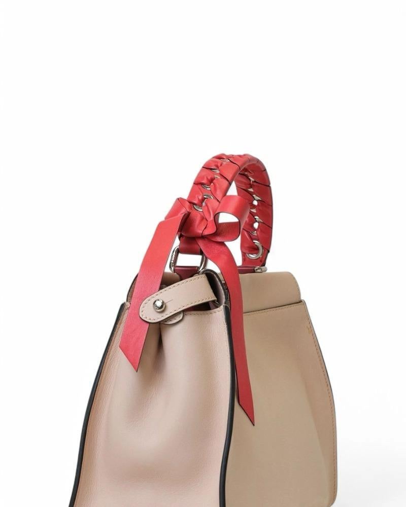 Fendi Peekaboo Medium Bicolor Fiocco Rosa in vendita 5
