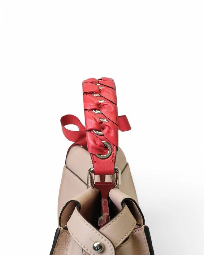 Fendi Peekaboo Medium Bicolor Fiocco Rosa in vendita 8