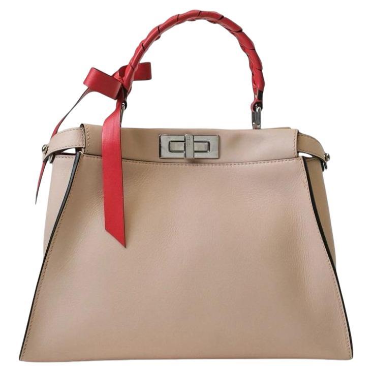 Fendi Peekaboo Medium Bicolour Bow Pink