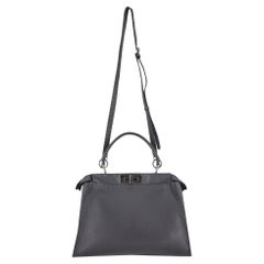 Fendi Peekaboo Medium Model Leather Tote Bag