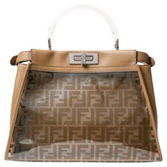 Fendi Peekaboo Medium PVC FF Braun