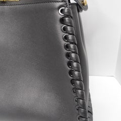 Fendi Peekaboo Medium Whipstitch Shoulder Bag