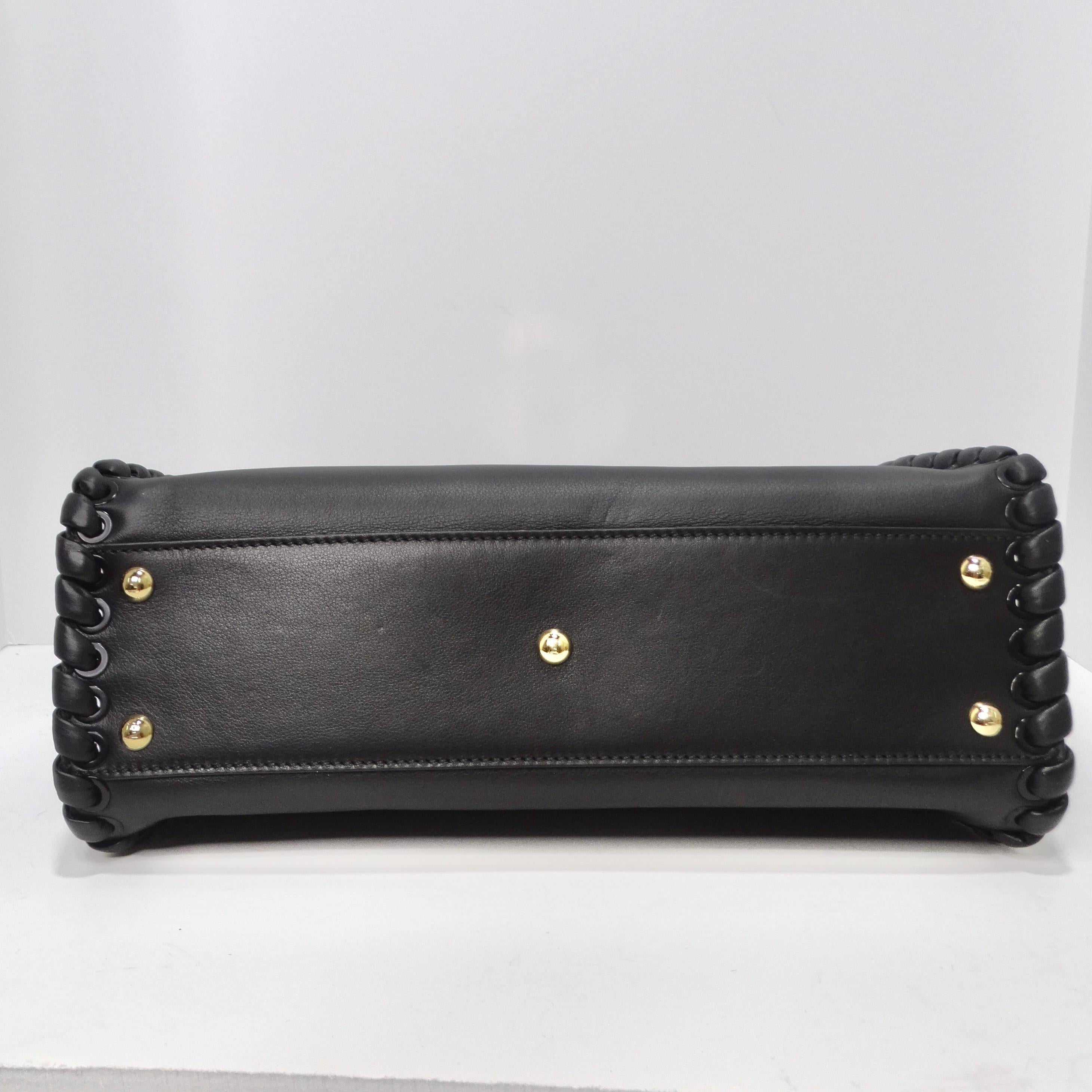 Fendi Peekaboo Medium Whipstitch Shoulder Bag 2