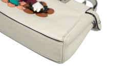 Fendi Peekaboo Micro Limited Edition Milky with Flowers