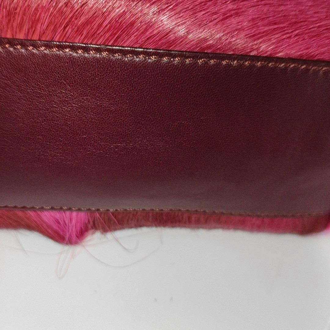 Fendi Mini Gazelle Peekaboo Fourrure Bourgogne, Automne Hiver 2014 5