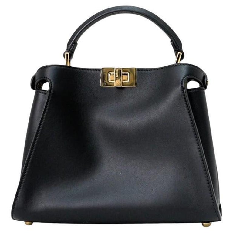 Fendi Peekaboo Small Soft Schwarz im Angebot bei 1stDibs Deutschland