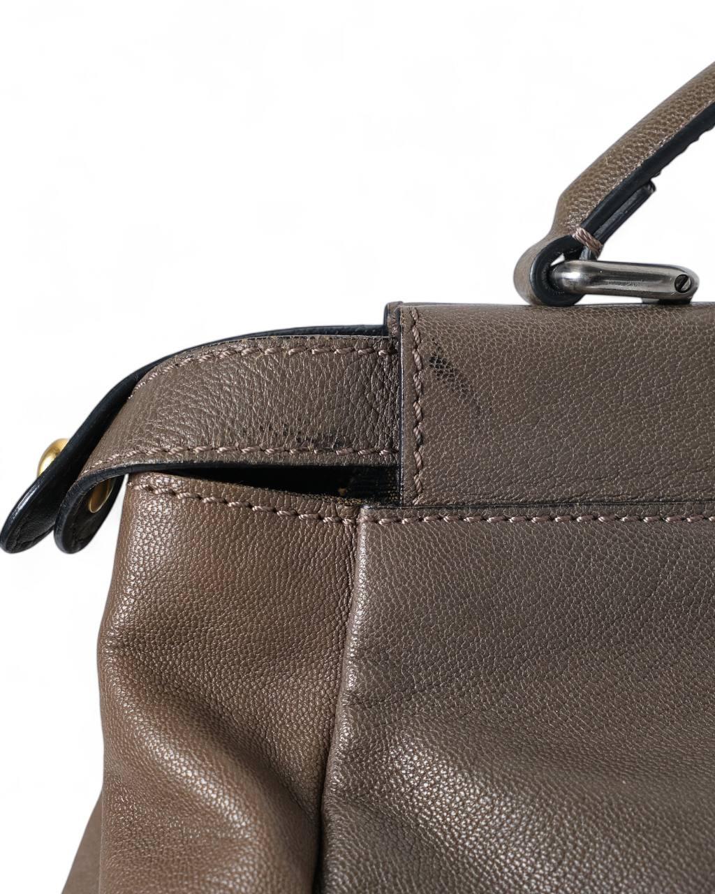 Fendi Peekaboo Soft Large Schlamm 12