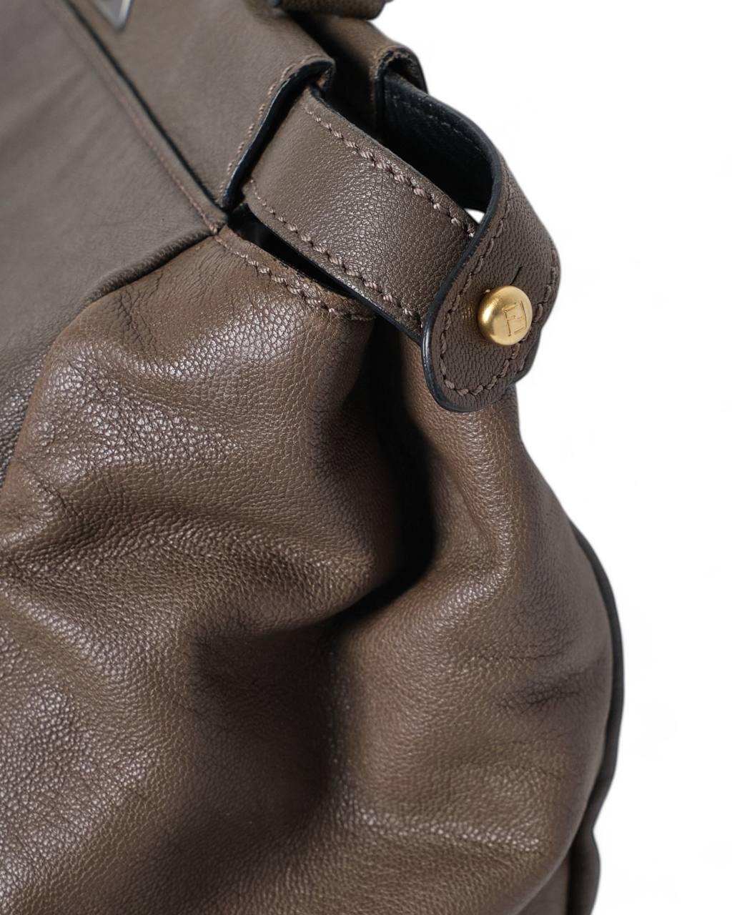 Fendi Peekaboo Soft Large Schlamm 14