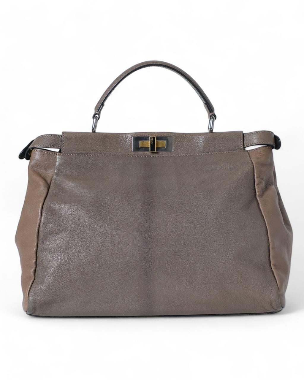 Fendi Peekaboo Soft Large Schlamm 1
