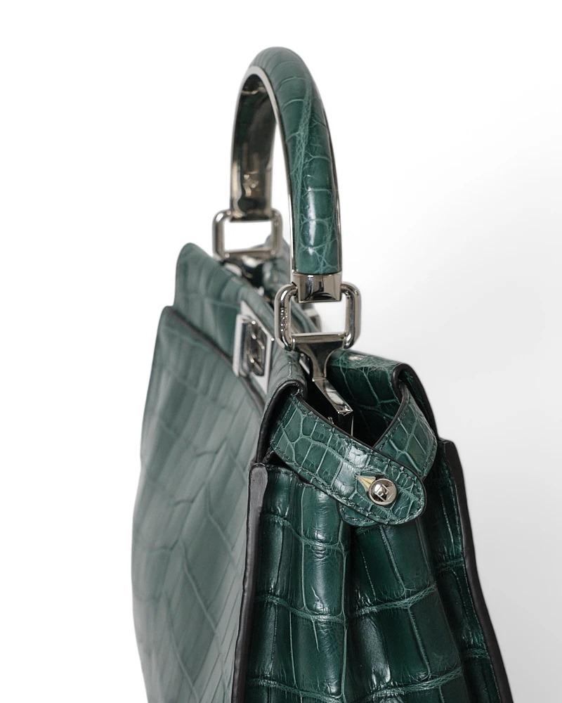 Fendi Peekaboo Soft Medium Green For Sale 7
