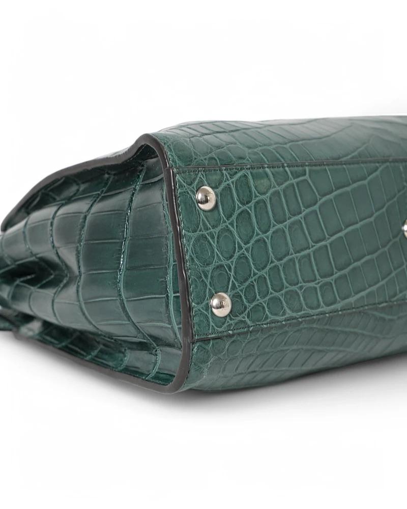 Fendi Peekaboo Soft Medium Green For Sale 2