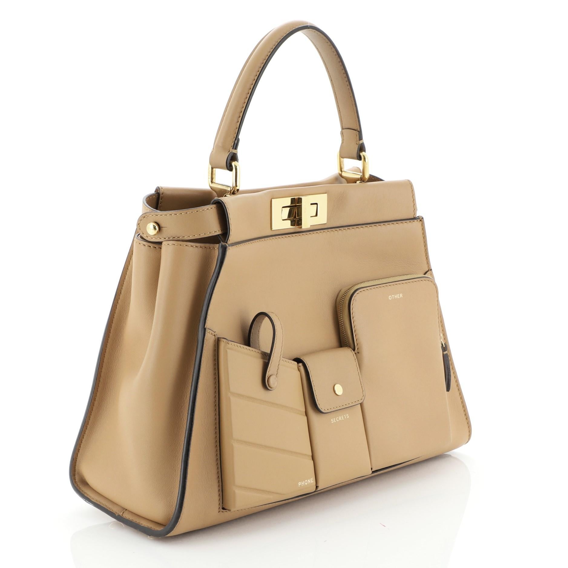 Fendi peekaboo outlet pocket bag