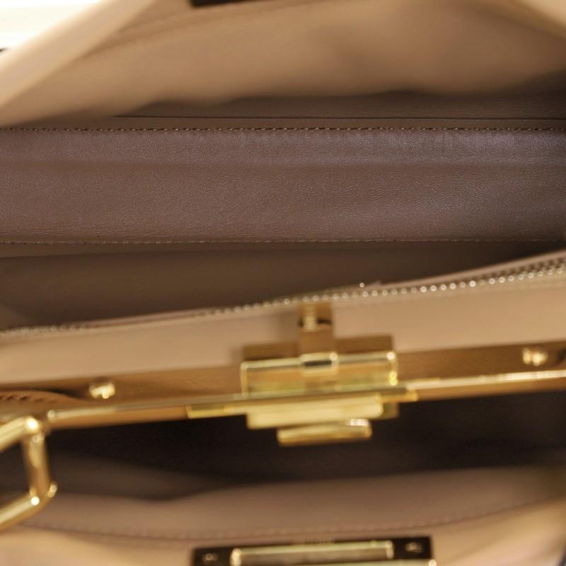 Fendi Peekaboo Utility Bag Leather Regular  In Good Condition In NY, NY