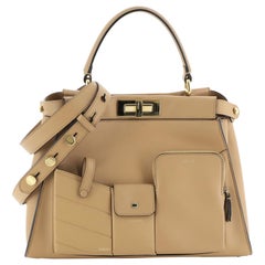 Fendi Peekaboo Utility Bag Leather Regular