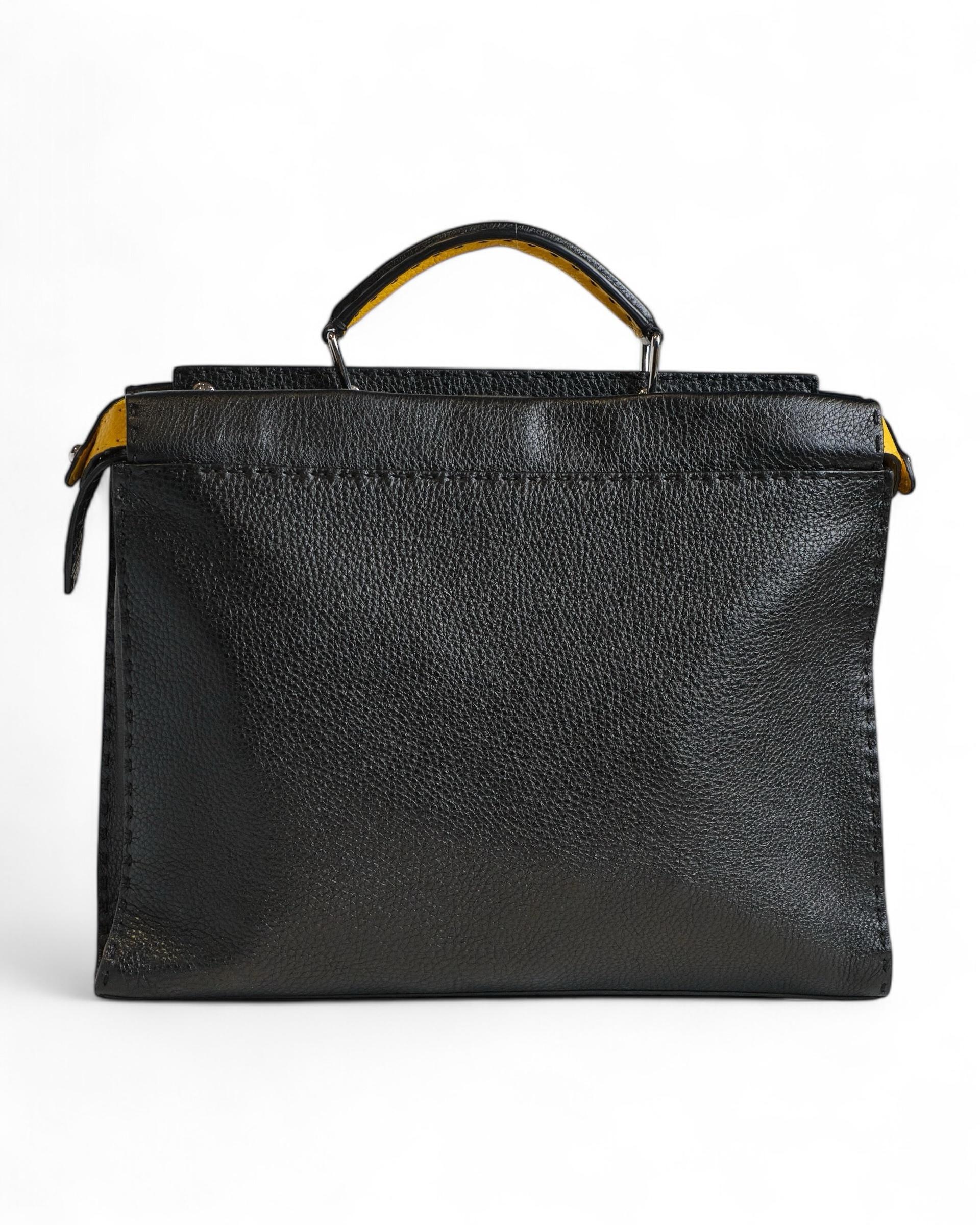 Fendi Peekaboo Utility Large Black en vente 7