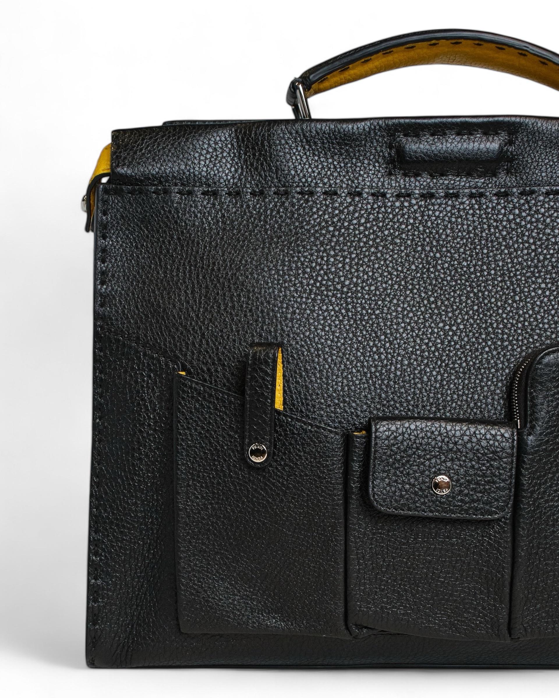 Fendi Peekaboo Utility Large Black en vente 11
