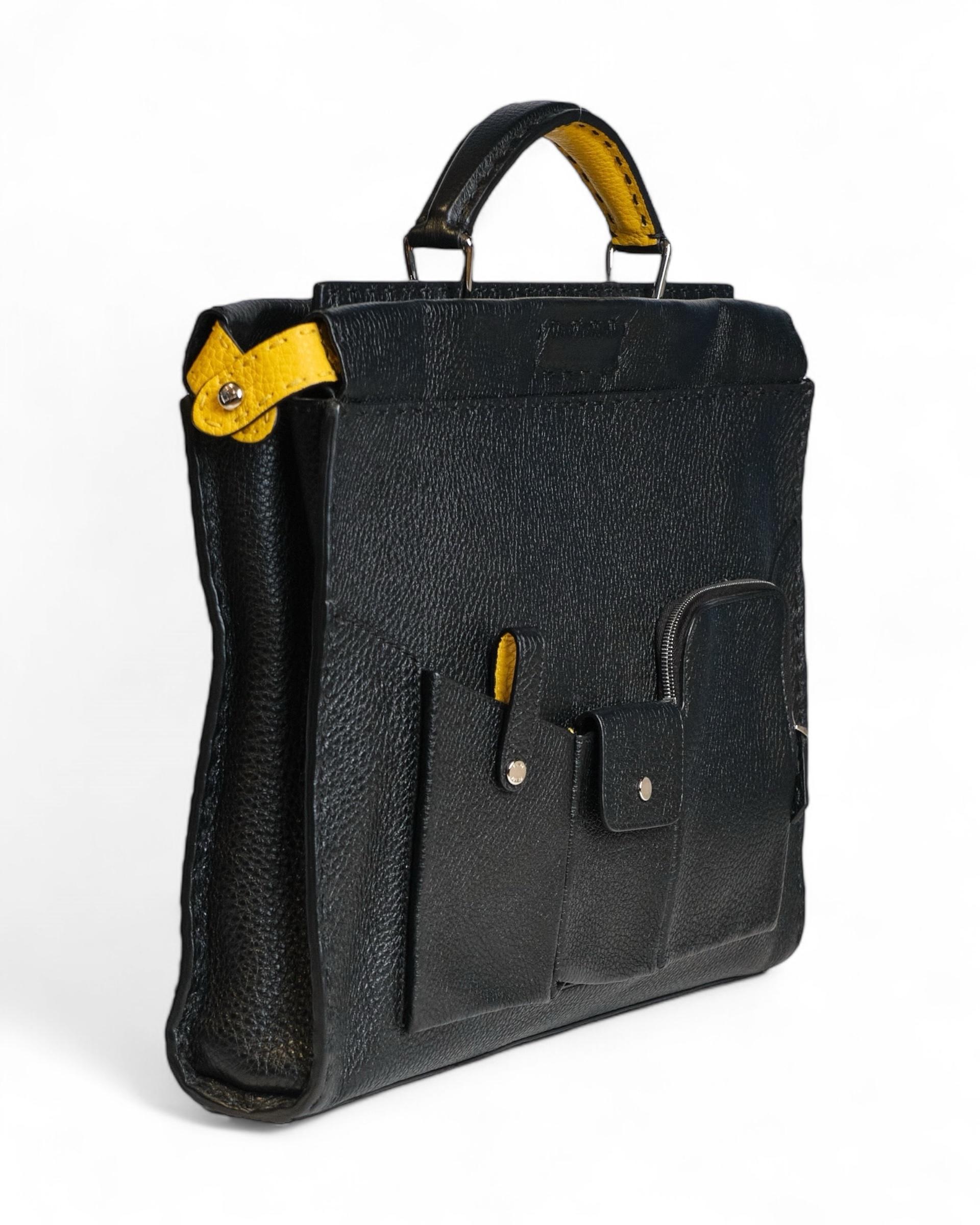 Fendi Peekaboo Utility Large Black en vente 4