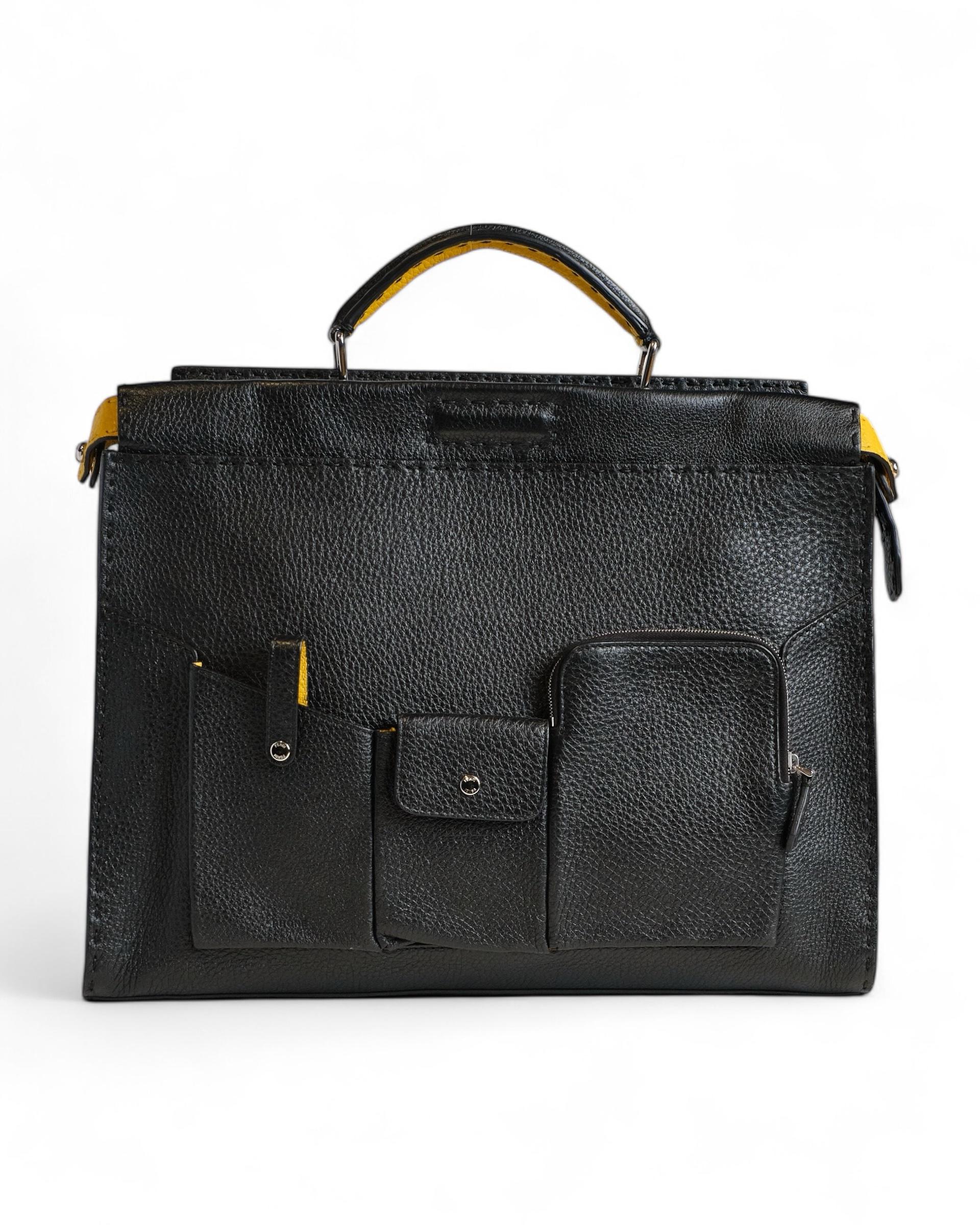 Fendi Peekaboo Utility Large Black en vente 5
