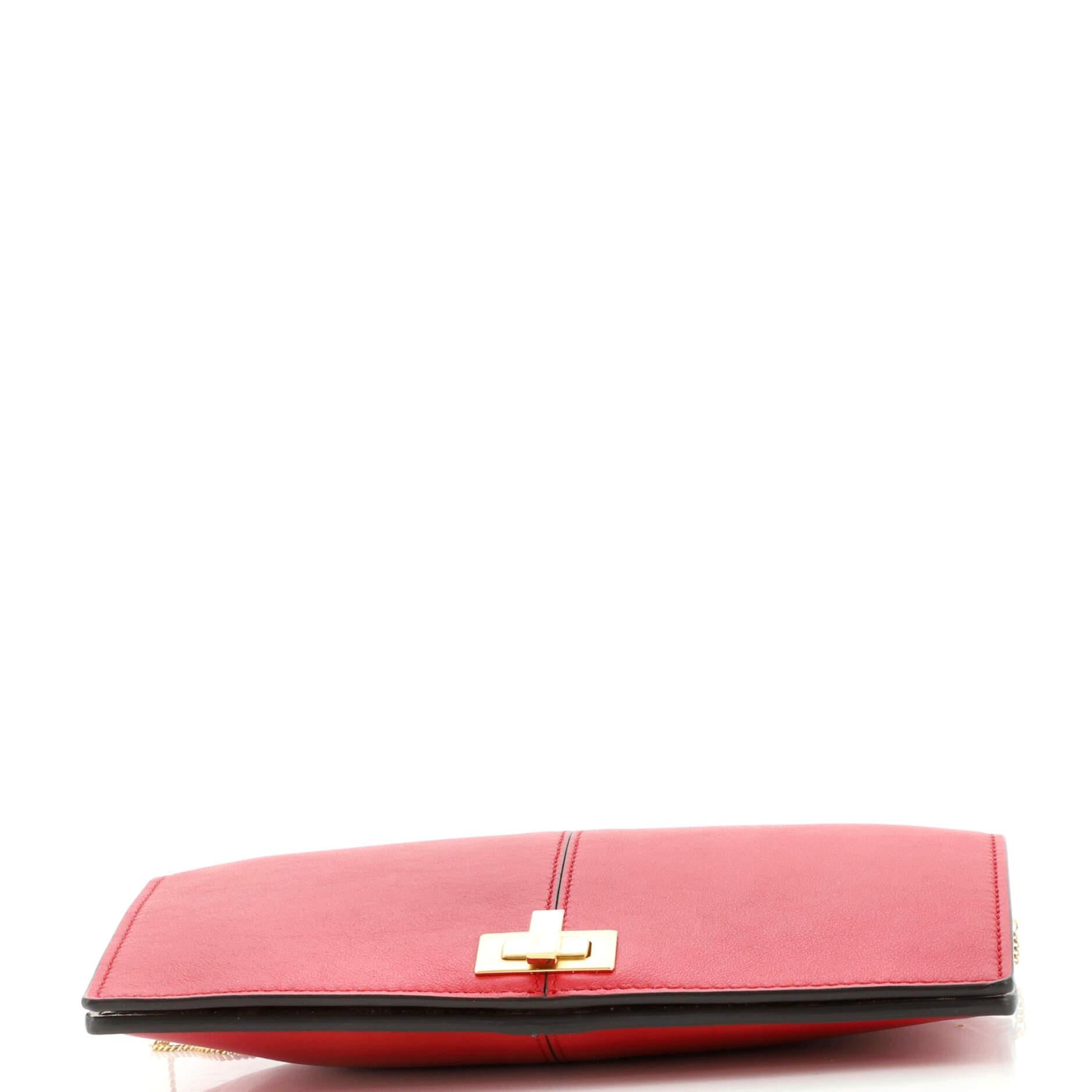 Women's or Men's Fendi Peekaboo Wallet on Chain Leather