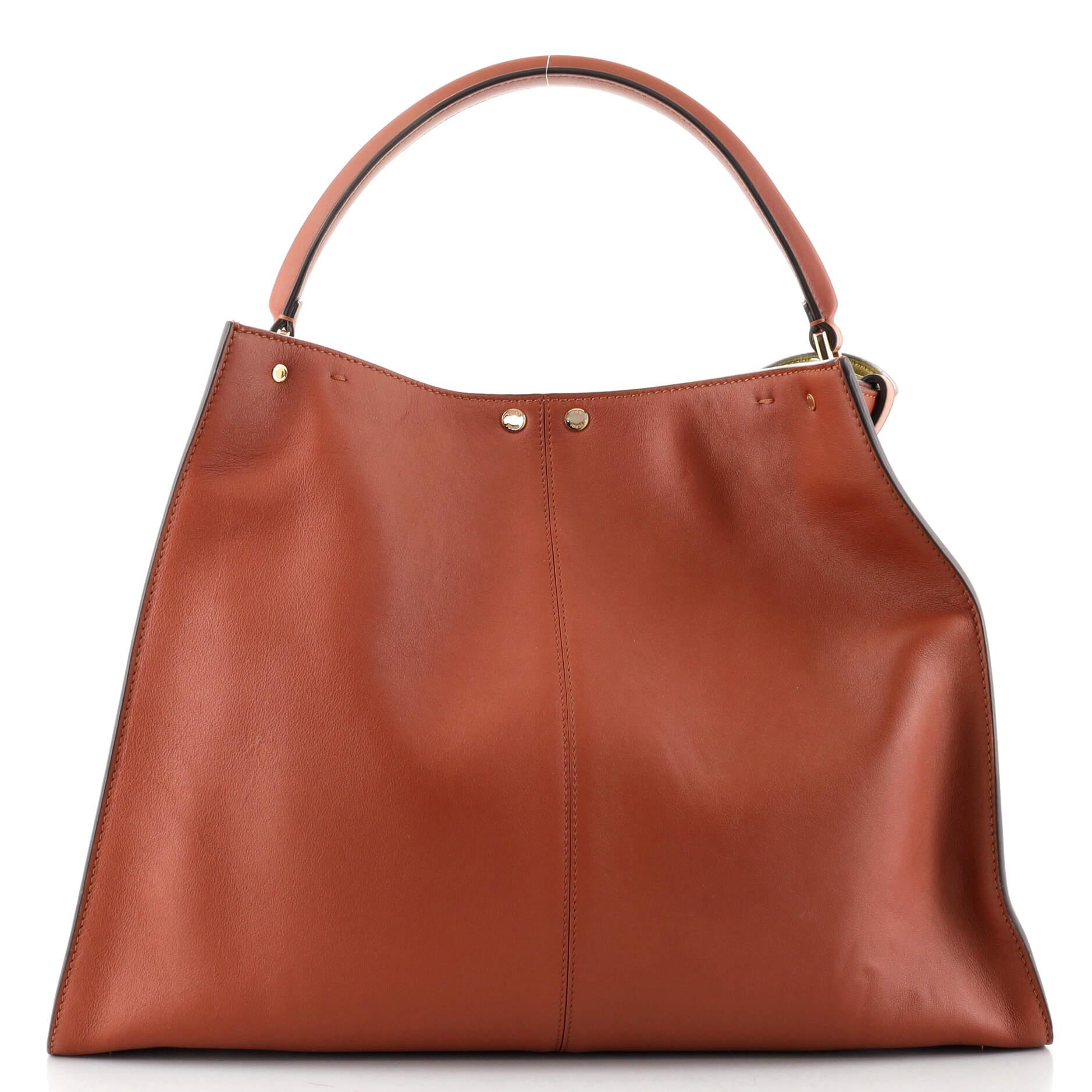 Fendi Peekaboo X Lite Bag Leather Large at 1stDibs