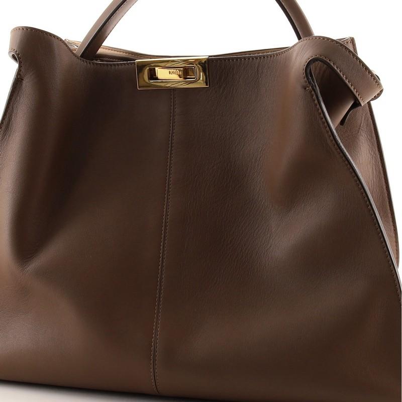 Fendi Peekaboo X-Lite Borsa in pelle grande 2