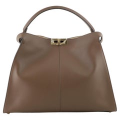 Fendi Peekaboo X-Lite Tasche aus Leder Groß