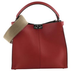 Fendi Peekaboo X-Lite Bag Leather Mini