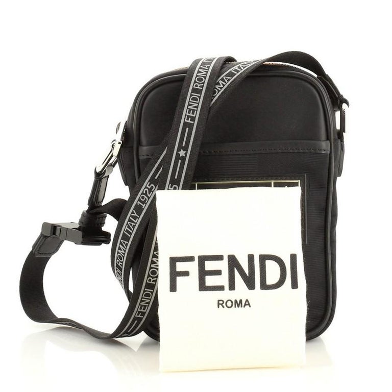 Fendi Pequin Camera Crossbody Bag Canvas Mini at 1stDibs | fendi pequin ...
