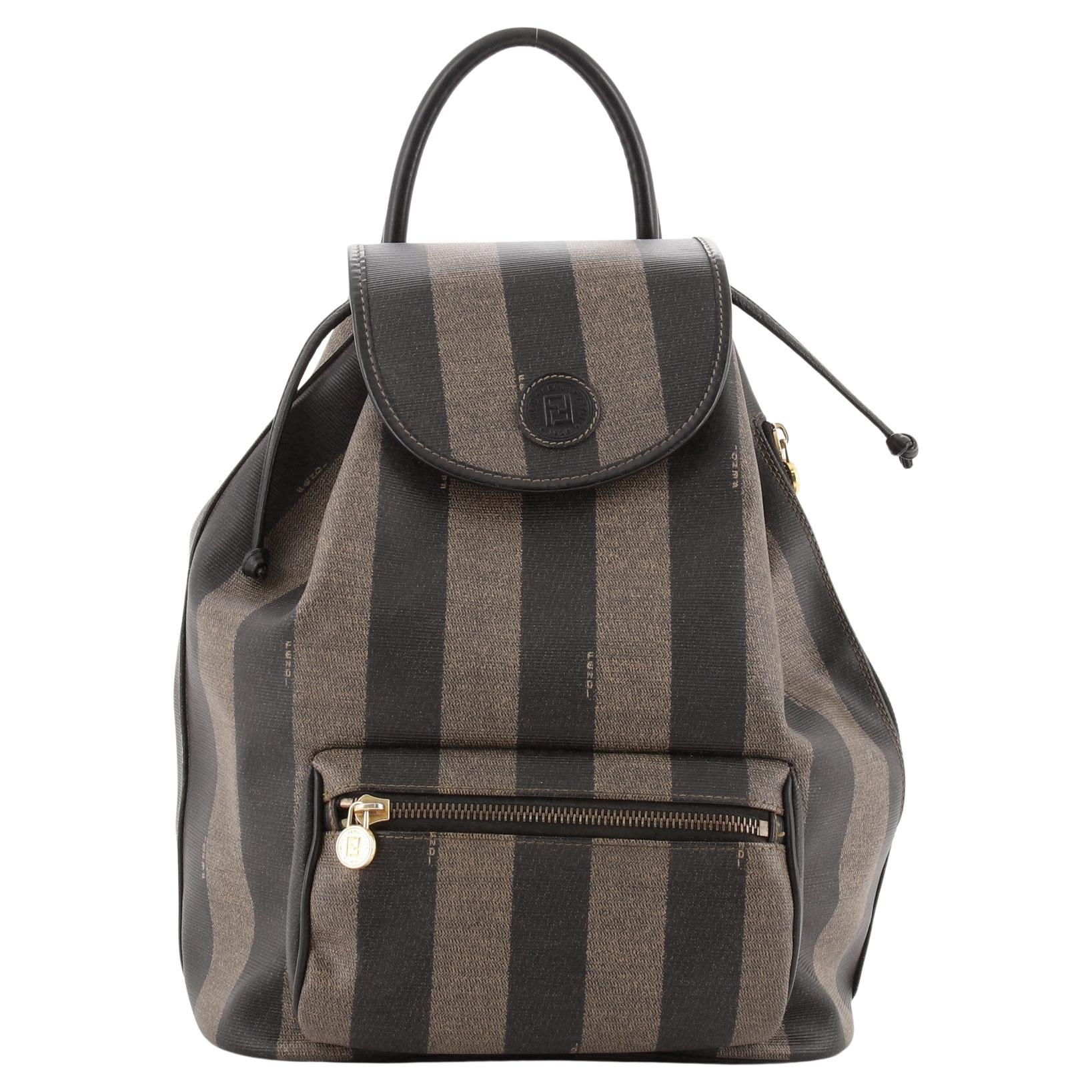 Loewe Goya Brown Leather Backpack For Sale at 1stDibs